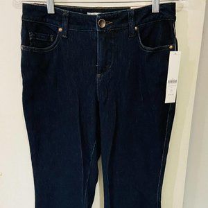 COLDWATER CREEK KNIT BOOT CUT JEANS SIZE 6P NEW WITH TAGS